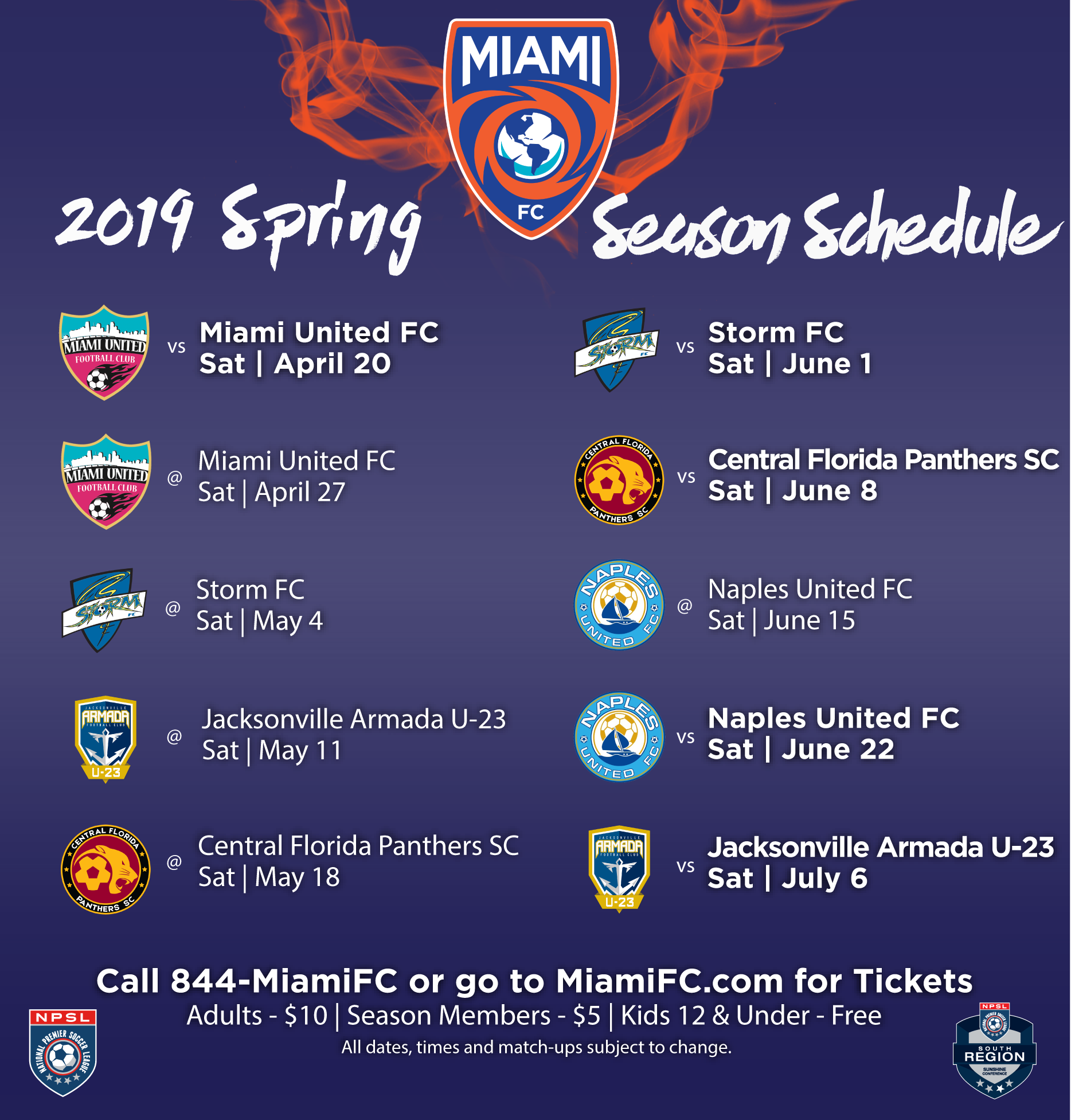 Miami FC 2019 Season Membership Miami FC