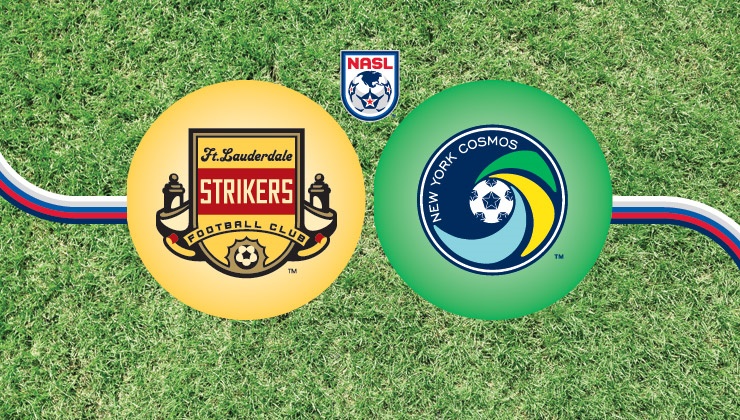 Fanion Original Ft. Lauderdale Strikers - NASL - Années 1970 - 12x30 Pouces